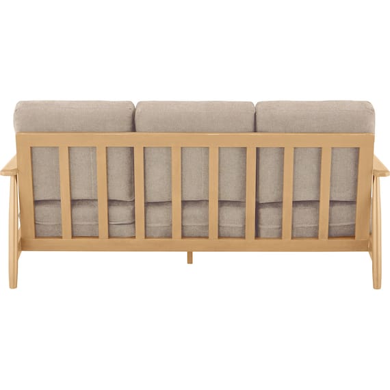 3人掛けソファ 布張りタイプ (IG01 LBR/LGY) 9枚目画像