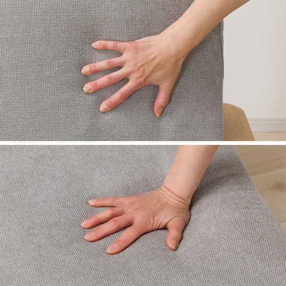 3人掛けソファ 布張りタイプ (IG01 LBR/LGY) 11枚目画像