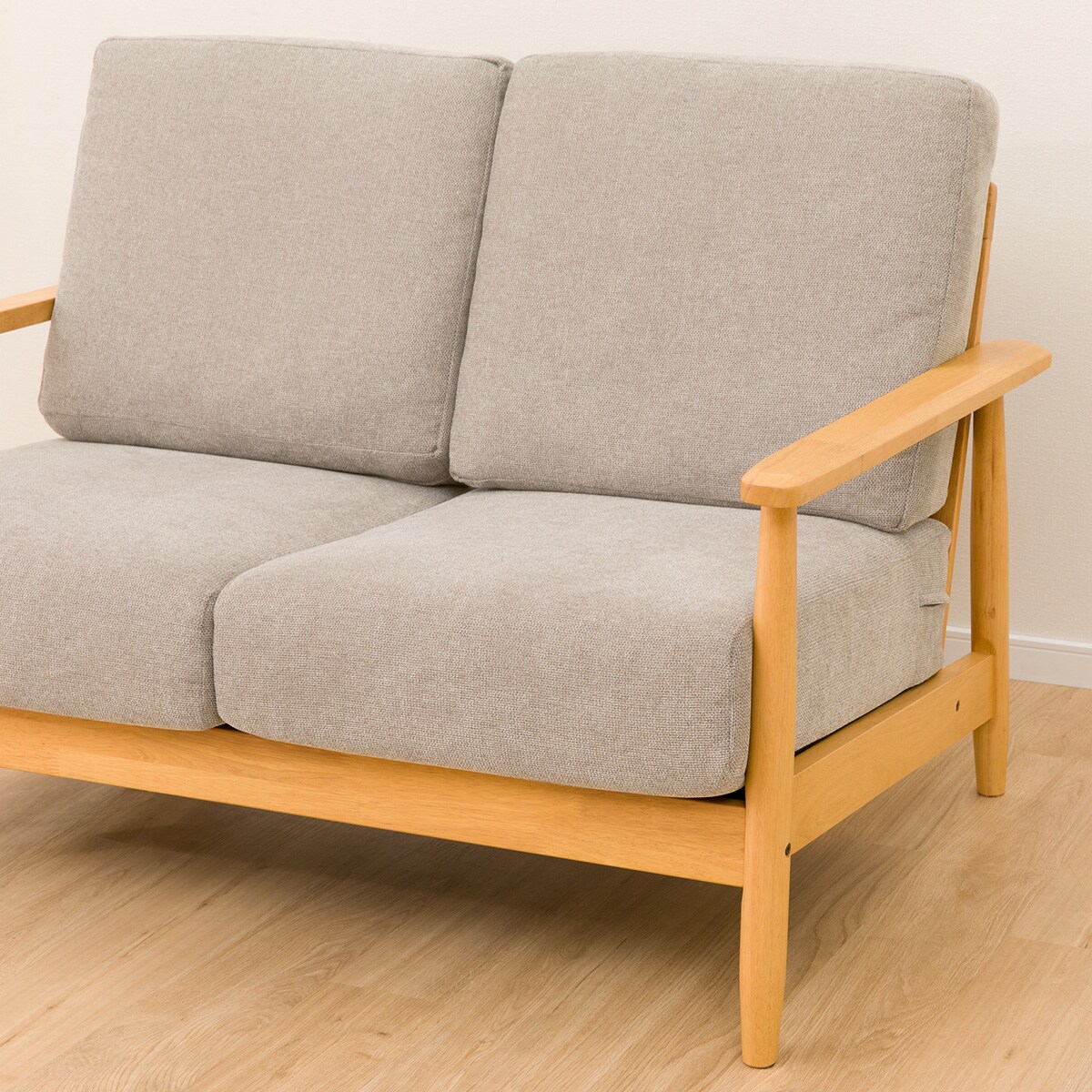 2人掛けソファ 布張りタイプ (IG01 LBR/LGY) | ニトリネット【公式