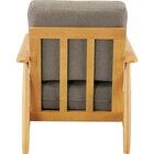 1人掛けソファ 布張りタイプ (IG01 LBR/MO) 4枚目画像