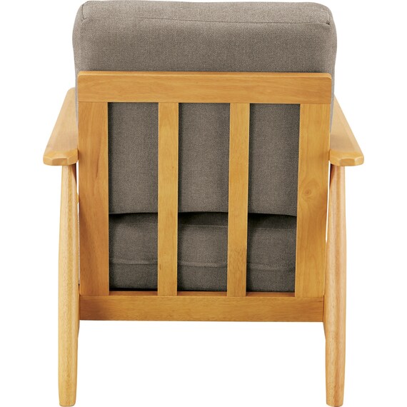 1人掛けソファ 布張りタイプ (IG01 LBR/MO) 4枚目画像