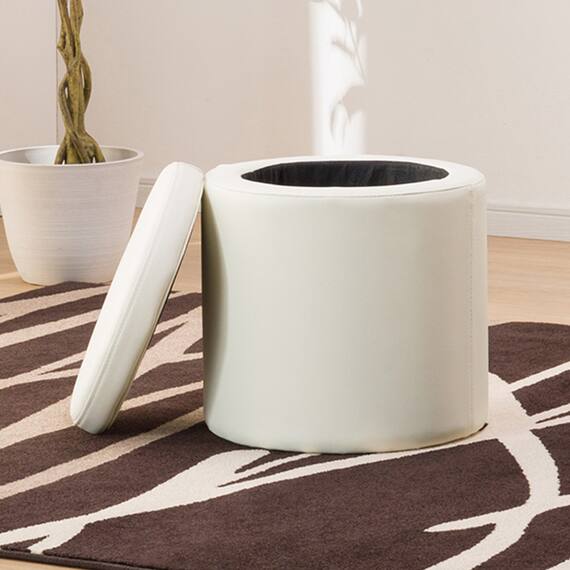 傷・汚れに強い 収納スツール 合皮タイプ (エン Nシールド IV) 6枚目画像