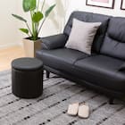 傷・汚れに強い合成皮革 スツール(エン Nシールド BK) 14枚目画像