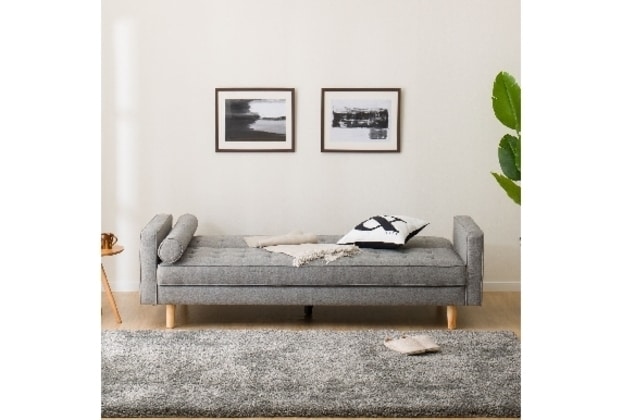 クッション付きソファベッド(HM01B GY) | ニトリネット【公式