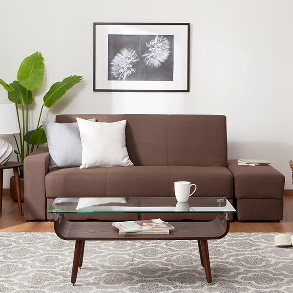 布張りソファベッド タキノウ3 Dbr 通販 ニトリネット 公式 家具 インテリア通販