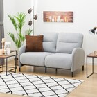 くつろぎ3WAYソファベッド 布張りタイプ (XL01 GY) 1枚目画像