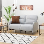 カウチソファにもなるソファベッド 布張りタイプ (XL01)