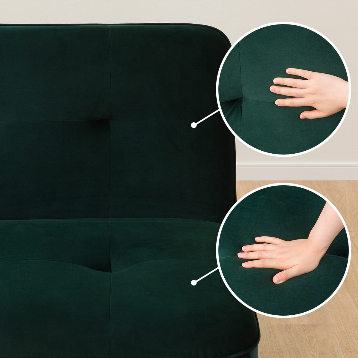 背もたれが別々に動くソファベッド 布張りタイプ (XL02 GR) | ニトリ