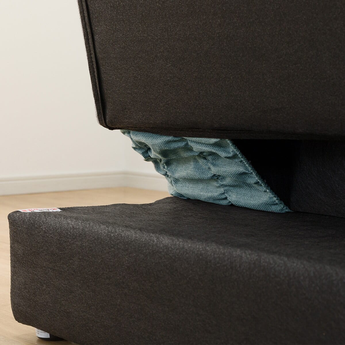 引出し収納付きソファベッド + スペーサーセット 布張りタイプ (DJ08