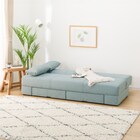 引出し収納付きソファベッド 布張りタイプ (DJ08 TBL) 11枚目画像