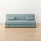 引出し収納付きソファベッド 布張りタイプ (DJ08 TBL) 16枚目画像