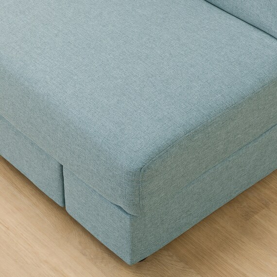 引出し収納付きソファベッド 布張りタイプ (DJ08 TBL) 26枚目画像