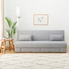 引出し収納付きソファベッド 布張りタイプ (DJ08 GY) 9枚目画像