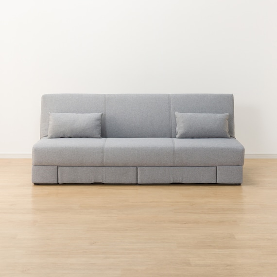 引出し収納付きソファベッド 布張りタイプ (DJ08 GY) 13枚目画像