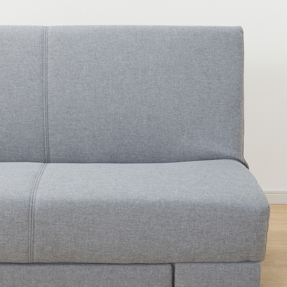 引出し収納付きソファベッド 布張りタイプ (DJ08 GY) 18枚目画像