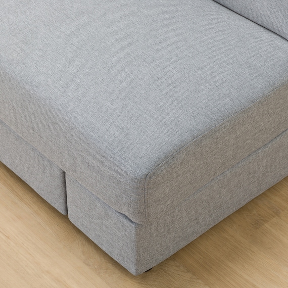 引出し収納付きソファベッド 布張りタイプ (DJ08 GY) 23枚目画像