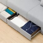 引出し収納付きソファベッド 布張りタイプ (DJ08 GY) 24枚目画像