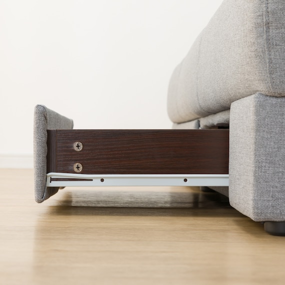 引出し収納付きソファベッド 布張りタイプ (DJ08 GY) 26枚目画像