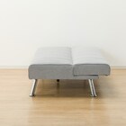 圧迫感がないアームレスソファベッド 布張りタイプ (DJ09 GY) 9枚目画像