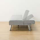 圧迫感がないアームレスソファベッド 布張りタイプ (DJ09 GY) 10枚目画像