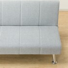 圧迫感がないアームレスソファベッド 布張りタイプ (DJ09 GY) 11枚目画像