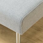 圧迫感がないアームレスソファベッド 布張りタイプ (DJ09 GY) 16枚目画像