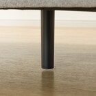 圧迫感がないアームレスソファベッド 布張りタイプ (DJ09 GY) 18枚目画像