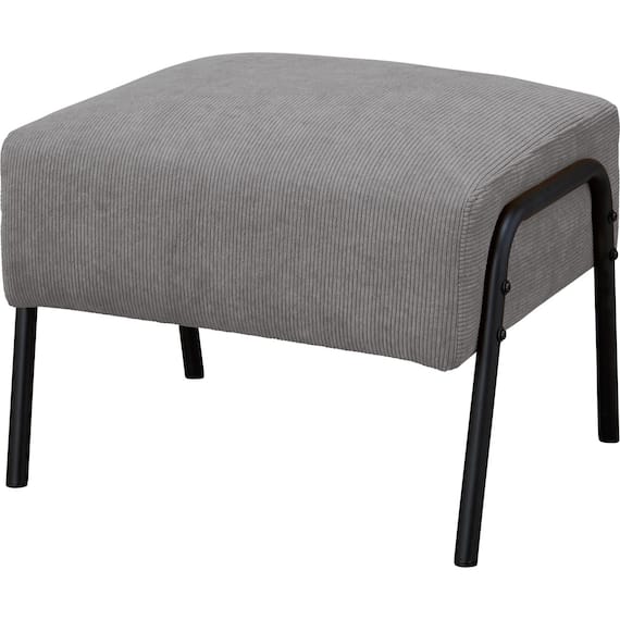 コーデュロイ生地のスツール 布張りタイプ(GC03 DGY) 1枚目画像