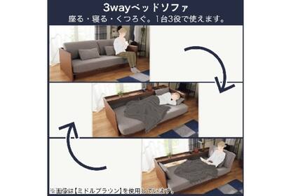 ﾍﾞｯﾄﾞｿﾌｧB1-USB2 GY/MBR通販 | ニトリネット【公式】 家具・インテリア通販