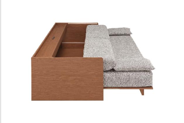 3Way ベッドソファ(B1-USB GY/MBR）NITORI Nitori 3Way ベッドソファ