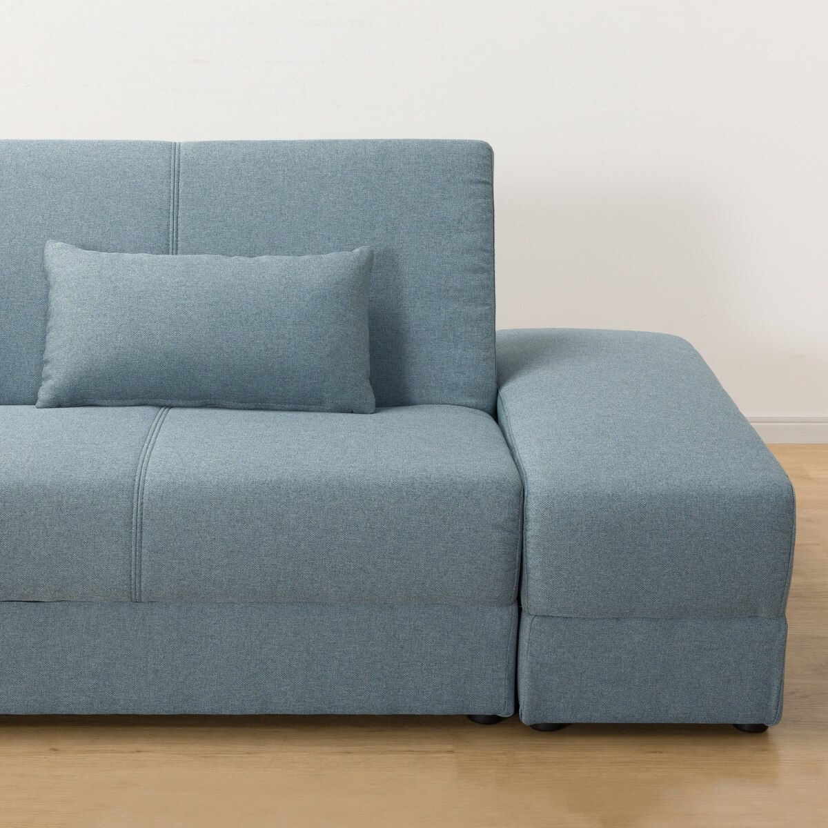 収納付きソファベッド+スツール+スペーサーセット 布張りタイプ