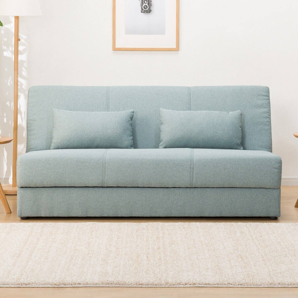 収納付きソファベッド + スペーサーセット 布張りタイプ (メーベル2P