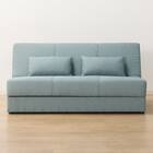 収納付きソファベッド + スペーサーセット 布張りタイプ (メーベル2P/ボルスター/DJ03 TBL) 5枚目画像