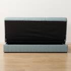 収納付きソファベッド + スペーサーセット 布張りタイプ (メーベル2P/ボルスター/DJ03 TBL) 6枚目画像