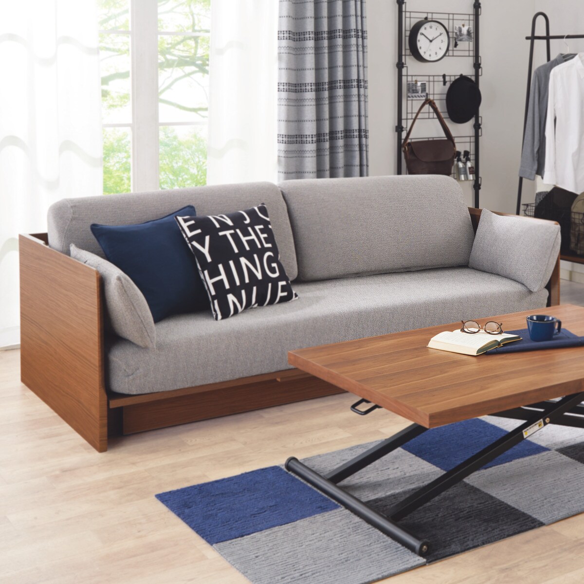 ベッドソファ B1 Usb Gy Mbr 通販 ニトリネット 公式 家具 インテリア通販