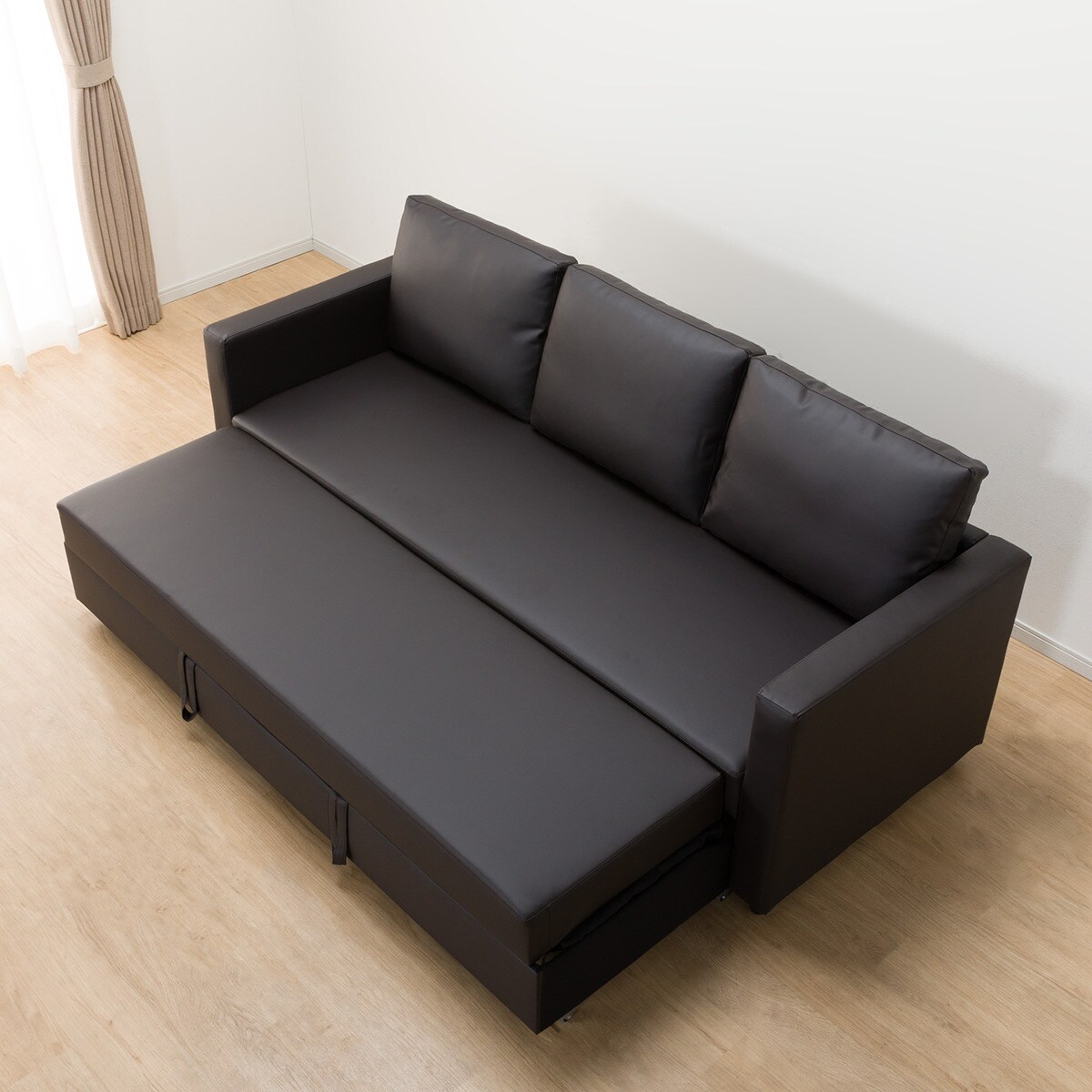 3人用合成ソファベッド( NS ノアーク２ DBR)通販 | ニトリネット【公式】 家具・インテリア通販