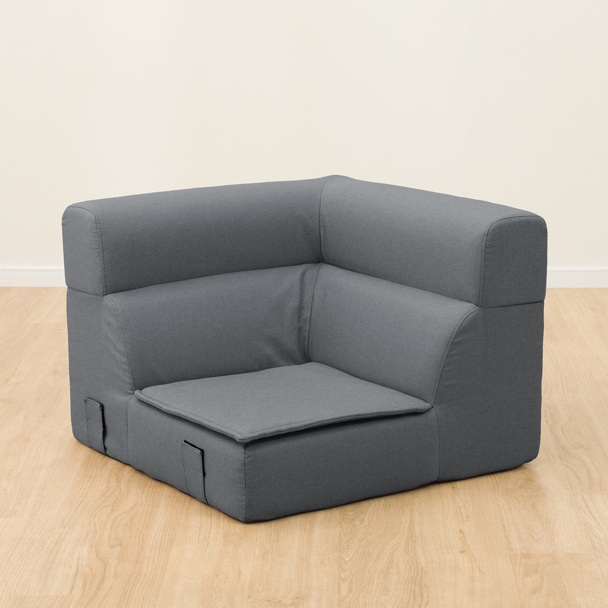 背もたれが倒せるコーナーローソファ 布張りタイプ (XL05 GY) | ニトリ