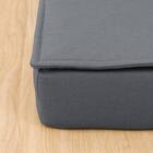 背もたれが倒せるコーナーローソファ 布張りタイプ (XL05 GY) 12枚目画像