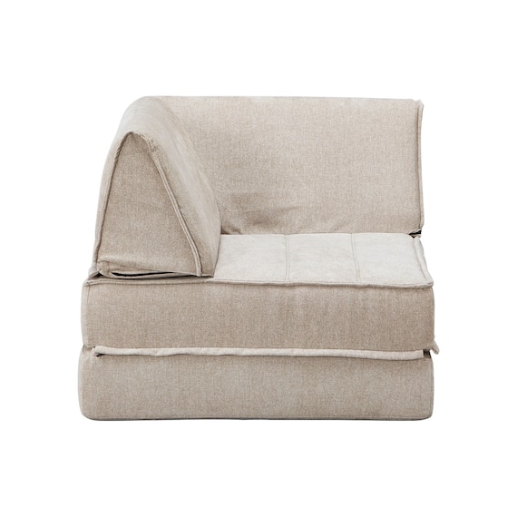 コーナーソファ 布張りタイプ (XL08 BE) 2枚目画像