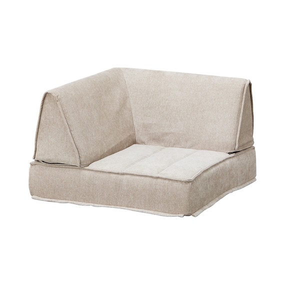 コーナーソファ 布張りタイプ (XL08 BE) 3枚目画像