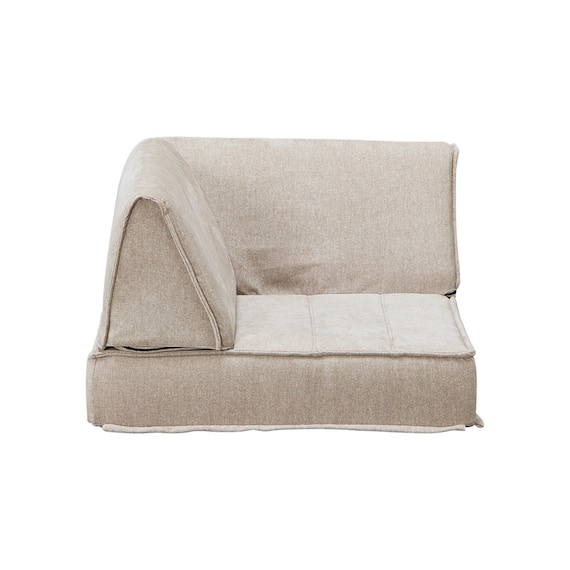 コーナーソファ 布張りタイプ (XL08 BE) 4枚目画像