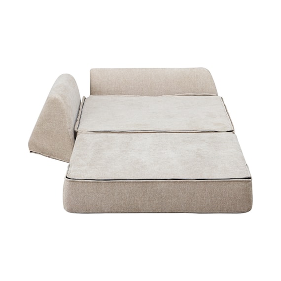 コーナーソファ 布張りタイプ (XL08 BE) 8枚目画像