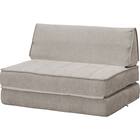 2人掛けソファ 布張りタイプ (XL08 GY) 1枚目画像