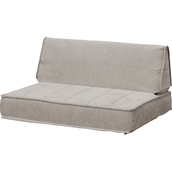 2人掛けソファ 布張りタイプ (XL08 GY) 3枚目画像