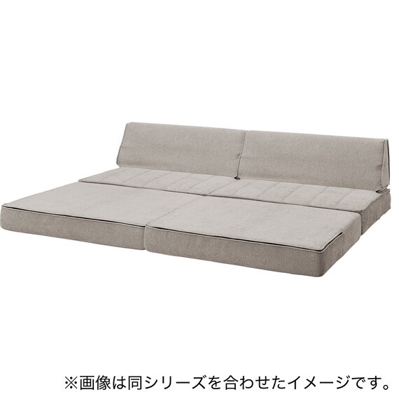 2人掛けソファ 布張りタイプ (XL08 GY) 11枚目画像