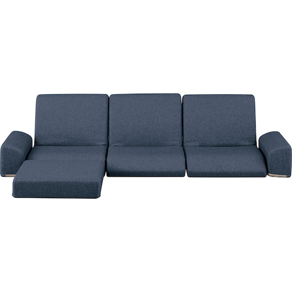 ローソファ4点セット 布張りタイプ (CE02 NV) 2枚目画像