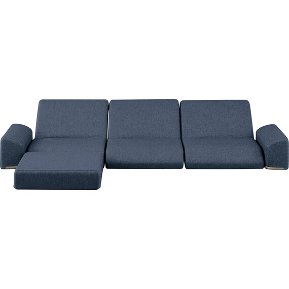 ローソファ4点セット 布張りタイプ (CE02 NV) 5枚目画像