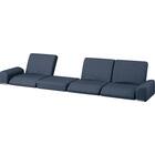 ローソファ4点セット 布張りタイプ (CE02 NV) 7枚目画像