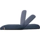 ローソファ4点セット 布張りタイプ (CE02 NV) 11枚目画像