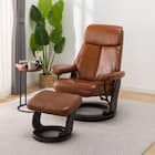 パーソナルチェア 本革(一部合成皮革)タイプ (KE01 MBR) 1枚目画像